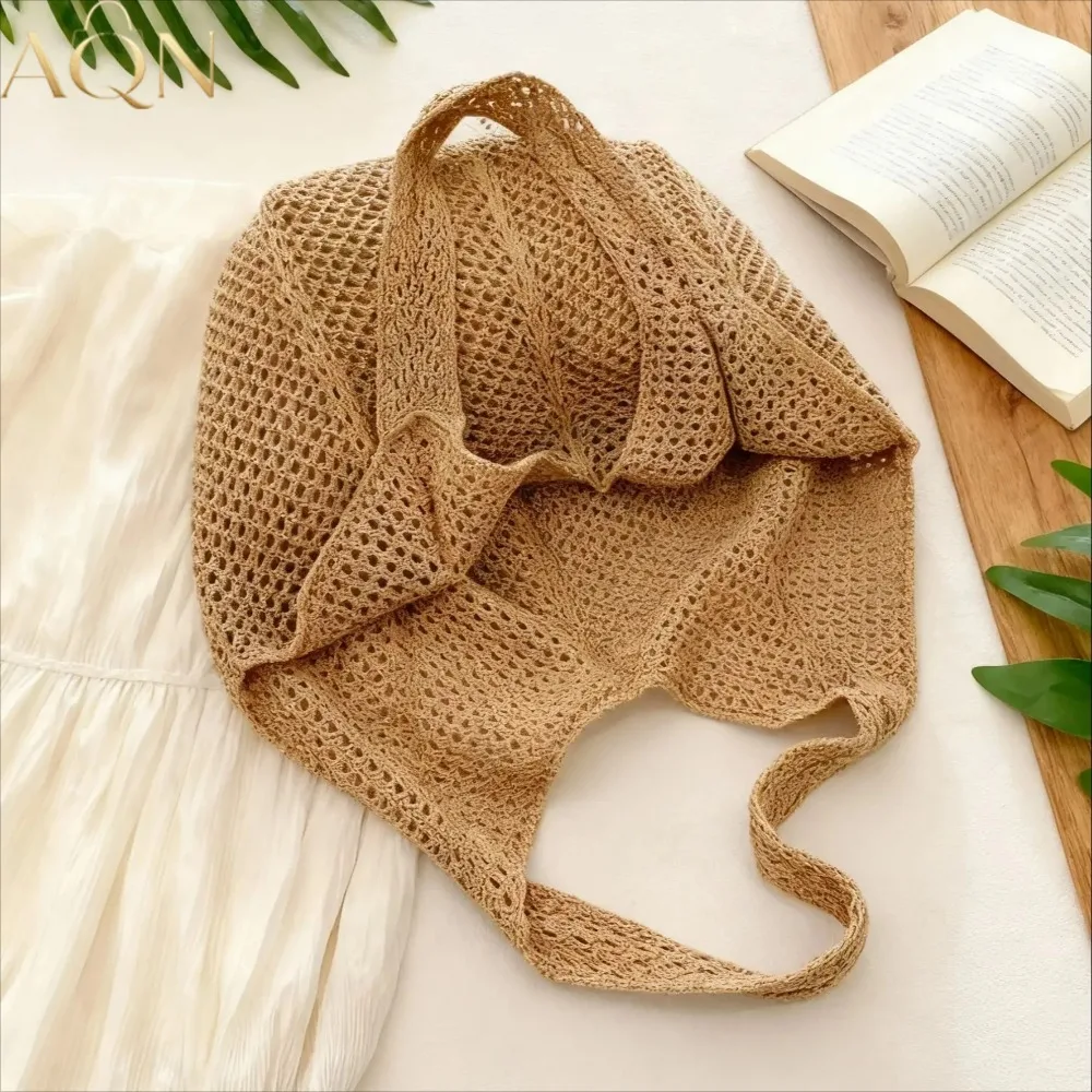 Bolso de Hombro Tejido de Gran - Crochet Market Bag reseña y precio