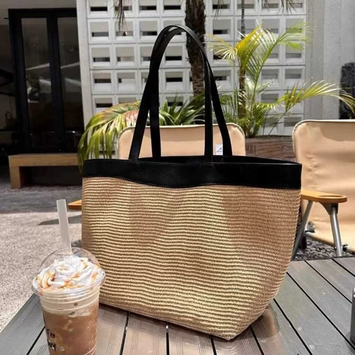 Bolso de Hombro Tipo Tote Teji - Crochet Market Bag reseña y precio