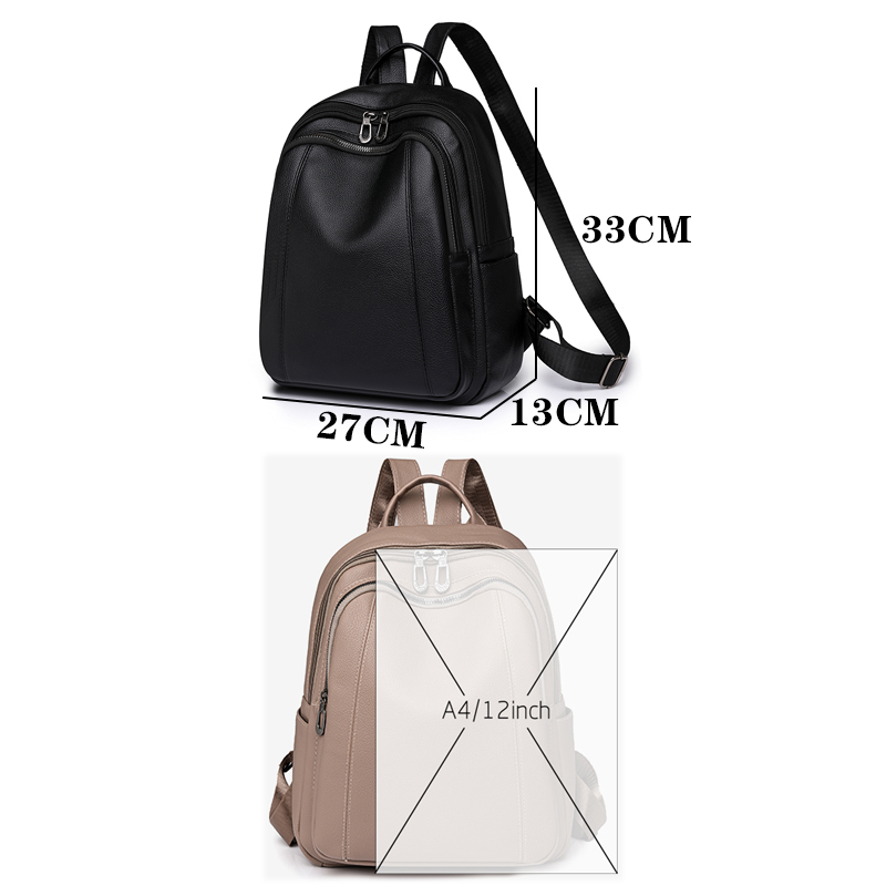 Mochila de cuero de alta calid - Women Bags Online reseña y precio