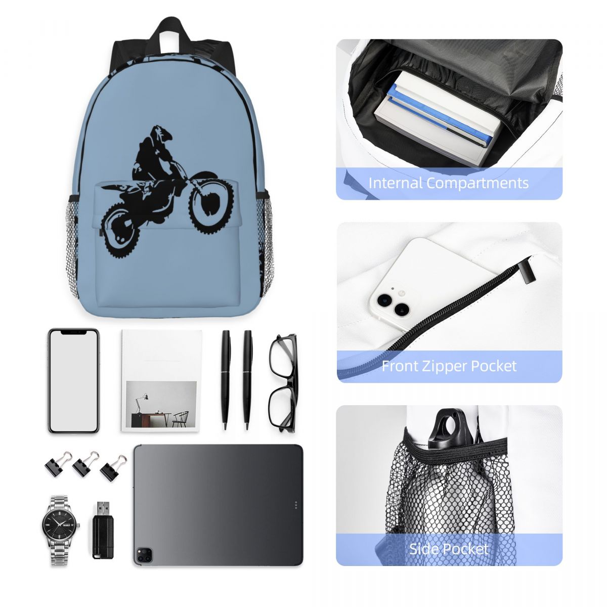 Mochila Moto X Dirt Bike Monot - Women Bags Vector reseña y precio