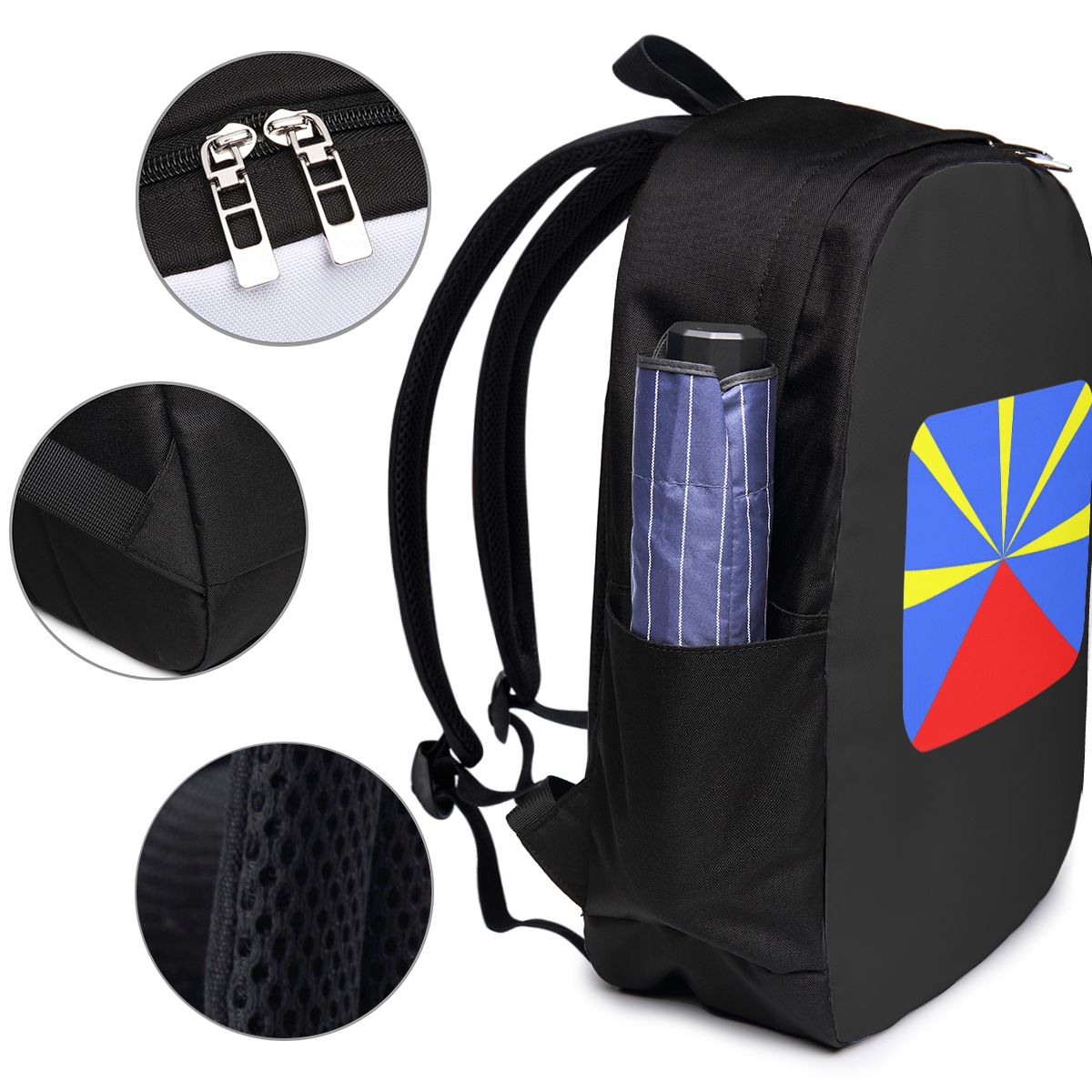 Mochila con bandera de la isla - Women Bags For Travel reseña y precio