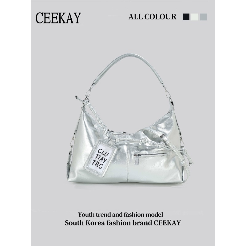 Bolso Hobo de Cuero Brillante  - Women Bags 2026 Trends reseña y precio