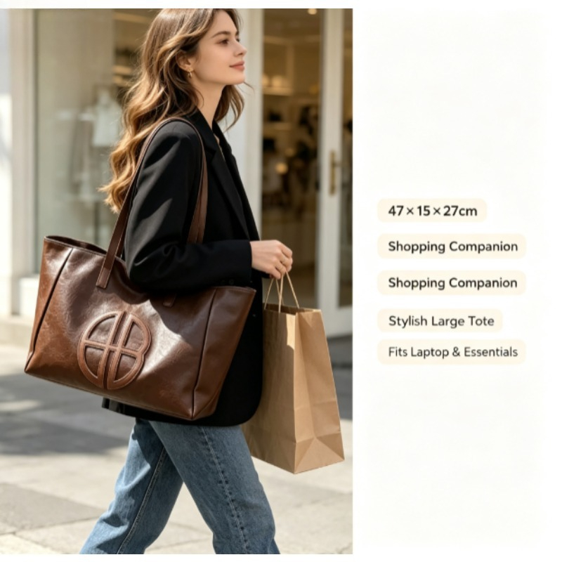 Bolso Tote Retro 2026 de Gran  - Women Bags 2026 Trends reseña y precio