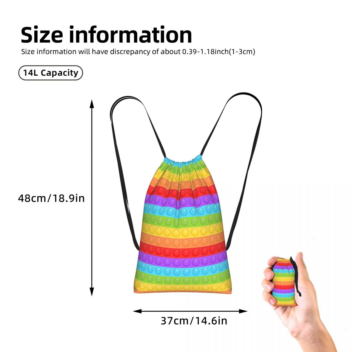 Mochila con cordón de diseño p - Women Bags Vector reseña y precio