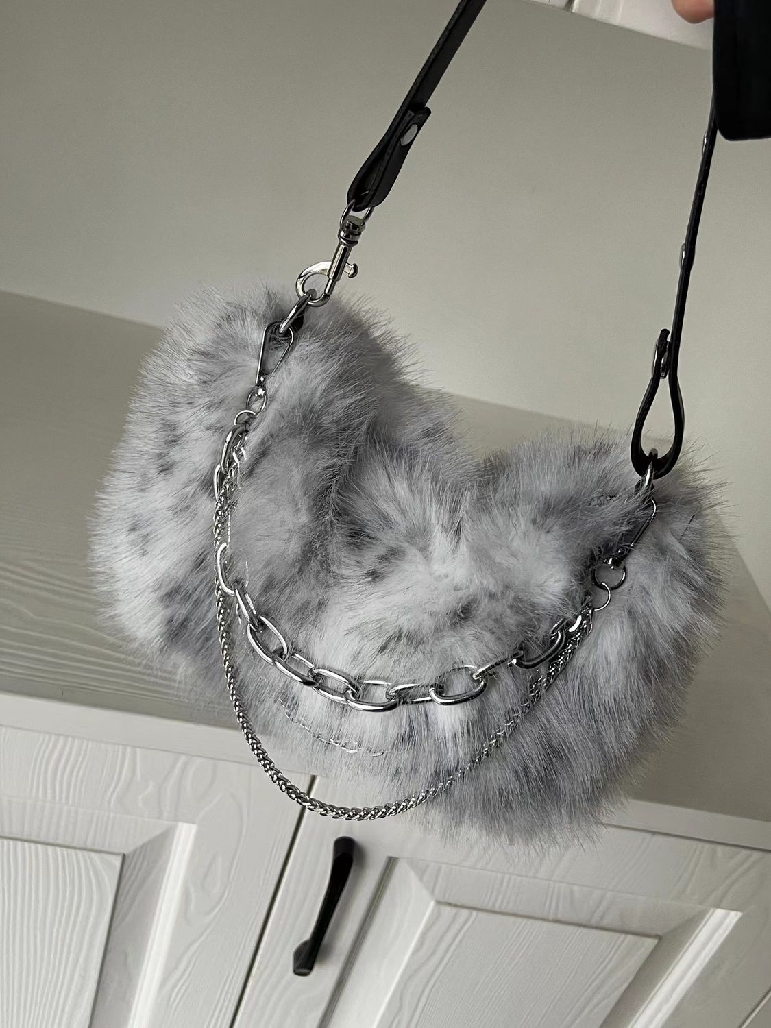 JIAERDI-Bolso de mano Vintage  - Women Bags Grey reseña y precio