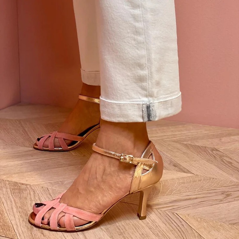 Sandalias de tacón alto con bl - Women Bags And Shoes reseña y precio
