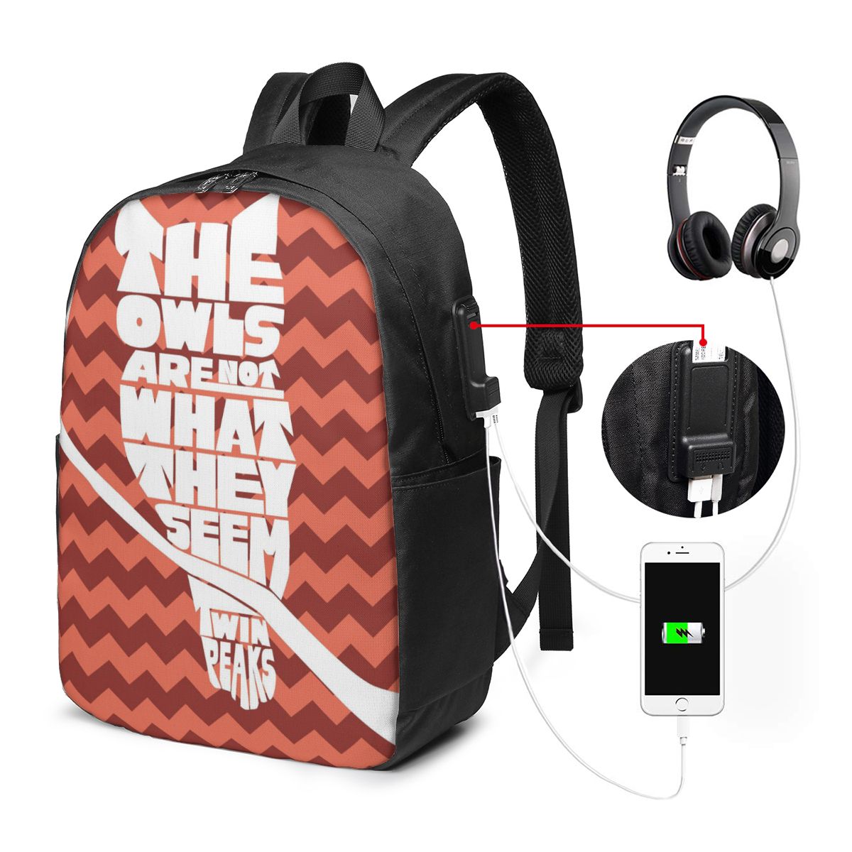 Mochila Twin Peaks Red Room, b - Women Bags For Travel reseña y precio