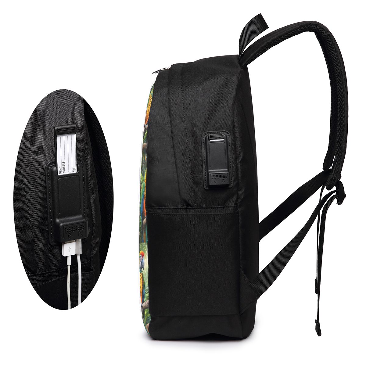 Mochila con diseño de loros ma - Women Bags For Travel reseña y precio