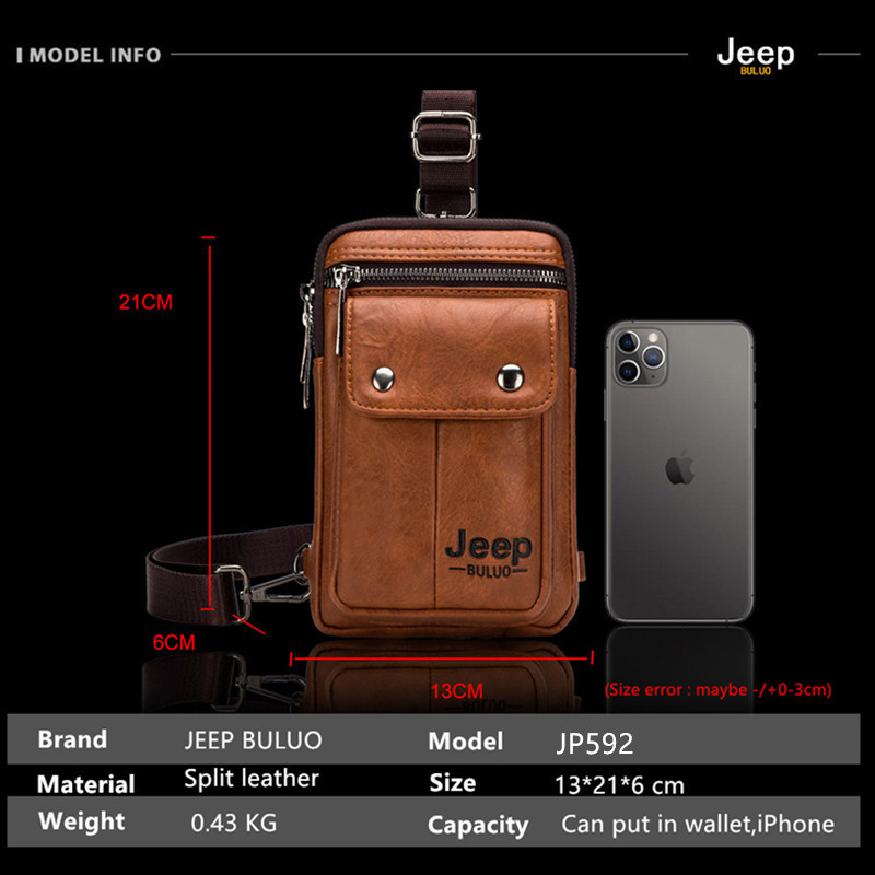 JEEP BULUO pequeño multifunció - Saddle Bag Leather reseña y precio