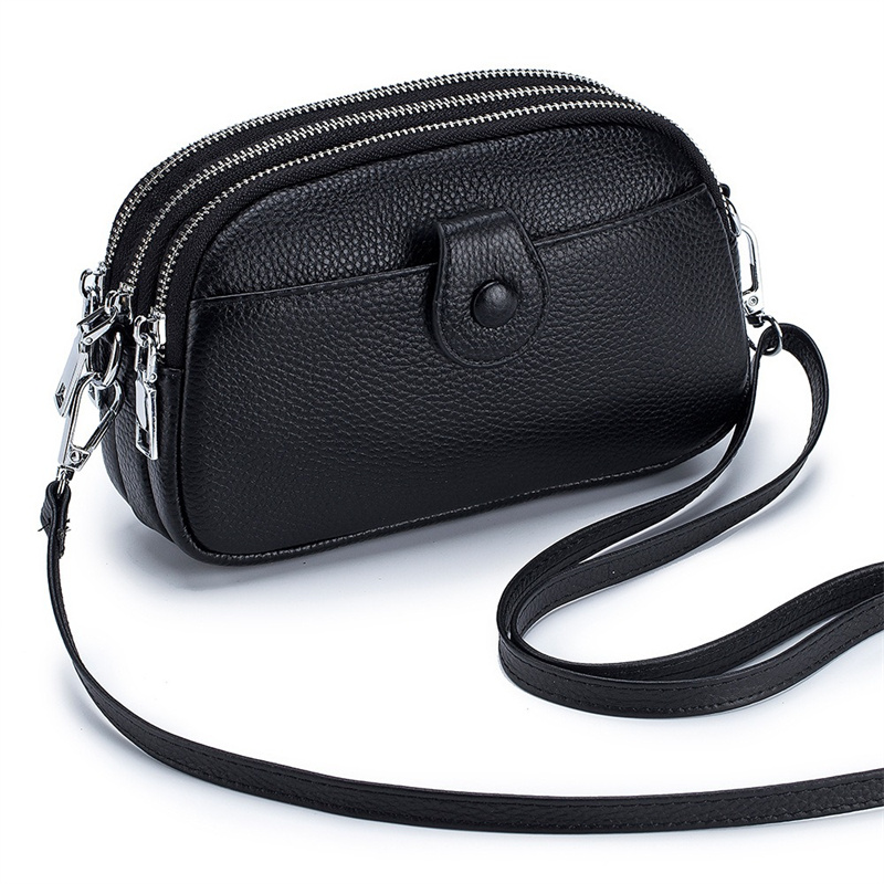 Mini bandolera de piel auténti - Women Bags Grey reseña y precio