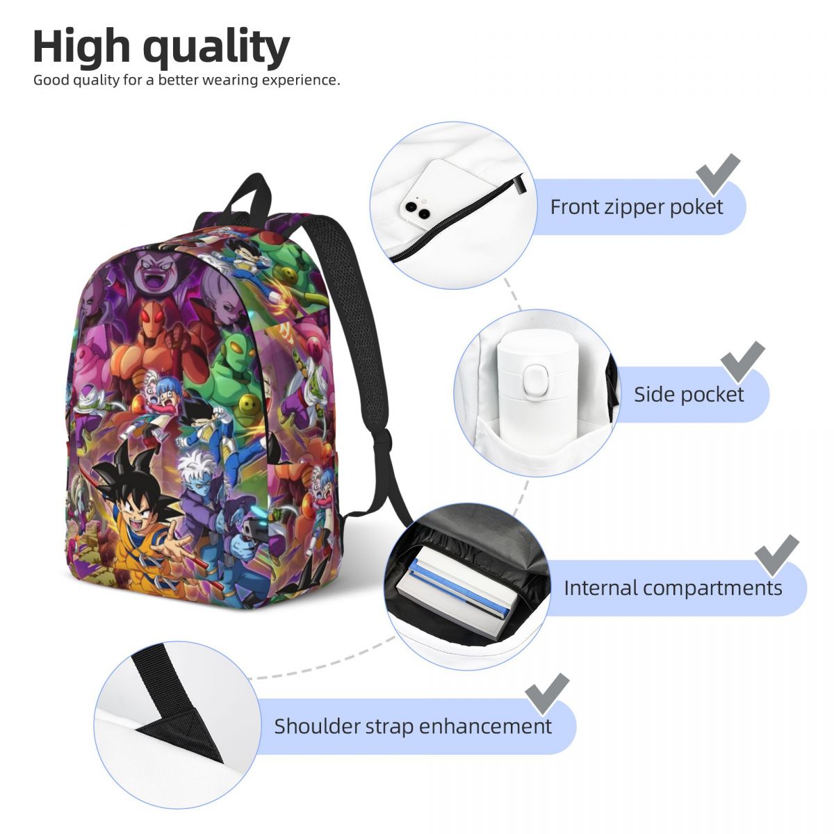 Mochila de moda Dragon Ball DA - Women'S Bags Going Out reseña y precio