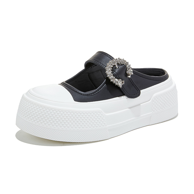Zapatillas de cuero con suela  - Women Bags And Shoes reseña y precio
