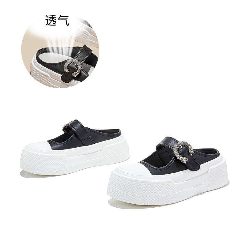 Zapatillas de cuero con suela  - Women Bags And Shoes reseña y precio