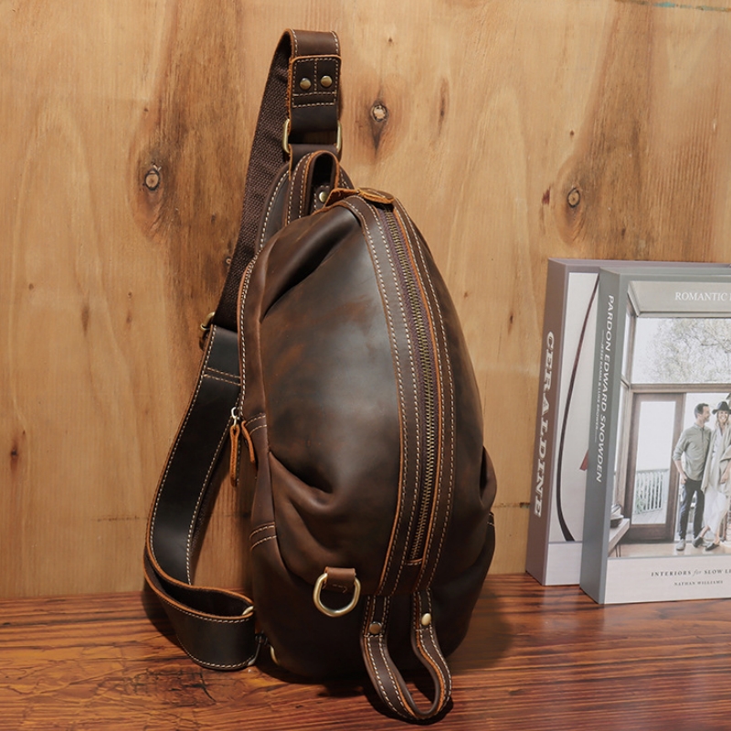 Bolso de pecho multifunción de - Saddle Bag Leather reseña y precio