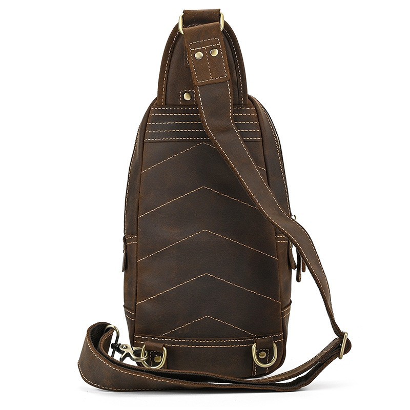 Bolso de pecho multifunción de - Saddle Bag Leather reseña y precio