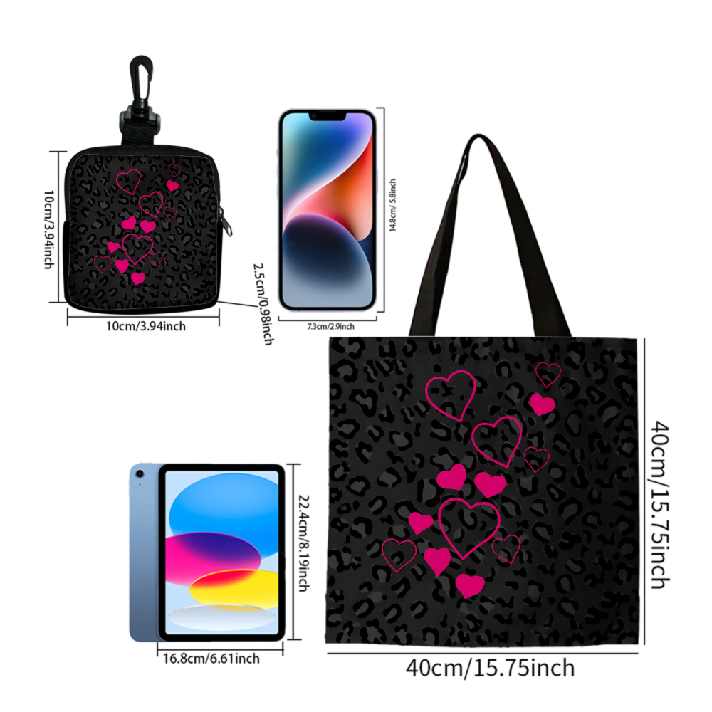 Bolso Tote con Estampado de Le - Women Bags And Purses reseña y precio