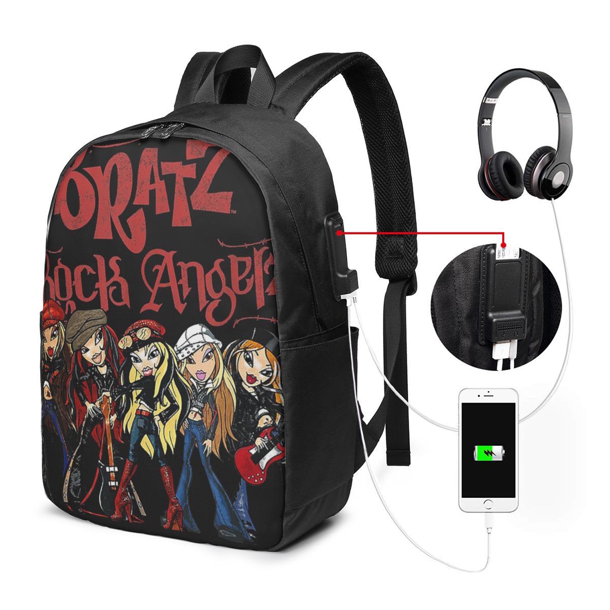 Mochila Bratz Rock Angelz Grou - Women Bags For Travel reseña y precio