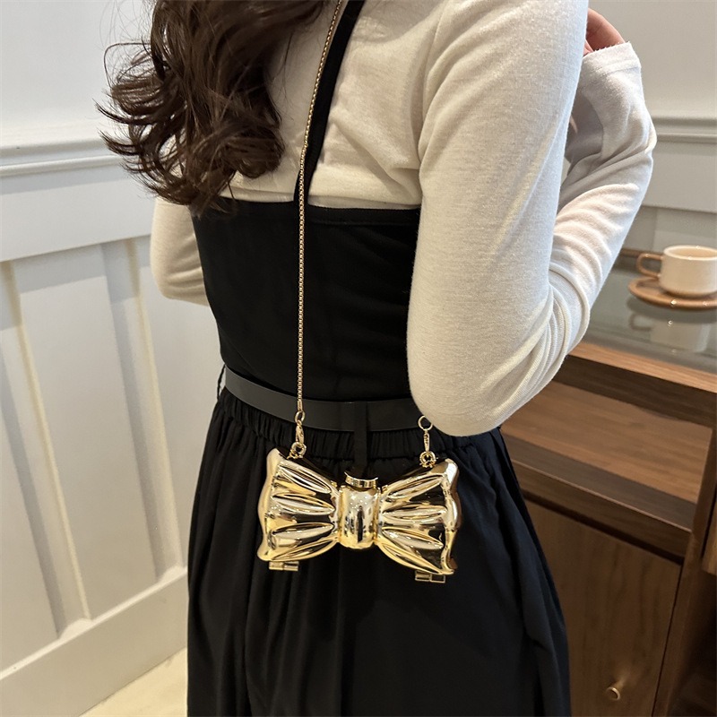 Mini bolso de mano de Metal de - Women Bags Online reseña y precio
